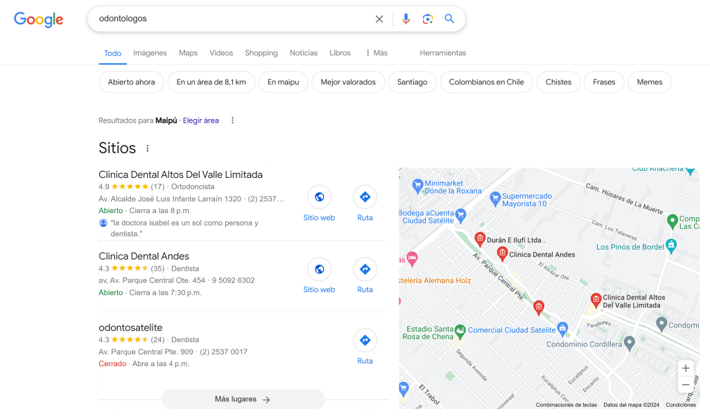 seo local odontologos
